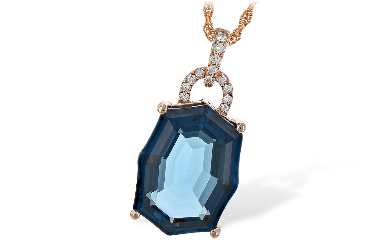 A226-35537: NECK 11.75 LONDON BLUE TOPAZ 11.85 TGW