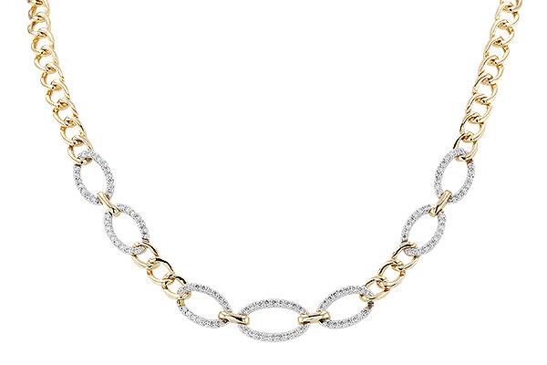 B310-83673: NECKLACE 1.12 TW (17")(INCLUDES BAR LINKS)