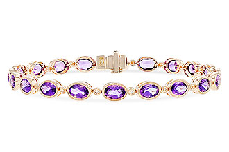 B310-83700: BRACELET 6.86 TW AMETHYST 6.90 TGW