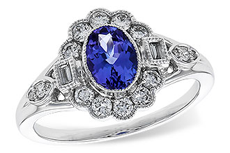 C311-73691: LDS RG .80 TANZANITE 1.20 TGW (7x5MM OV)