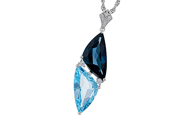 C311-74591: NECK 6.87 BLUE TOPAZ 6.97 TGW