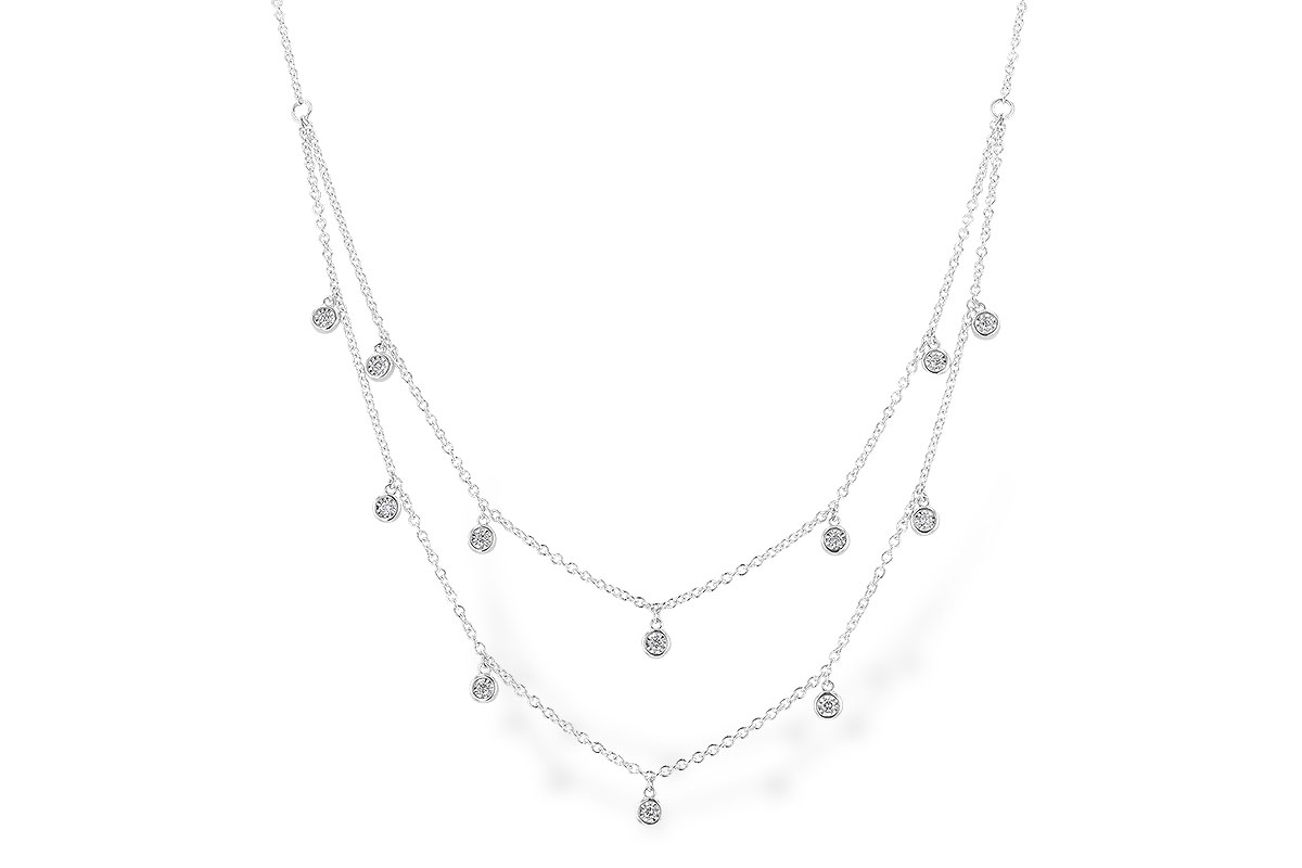 F310-82800: NECKLACE .22 TW (18 INCHES)