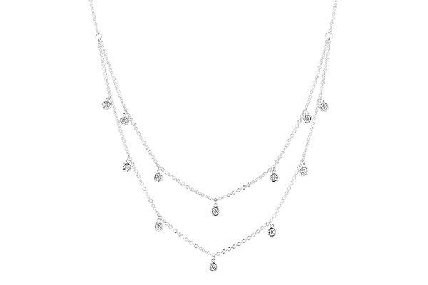 F310-82800: NECKLACE .22 TW (18 INCHES)