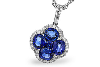 F311-73718: NECKLACE 1.72 SAPPHIRE 1.87 TGW