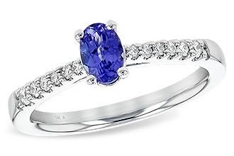 G227-25454: LDS RG .47 TANZANITE .62 TGW