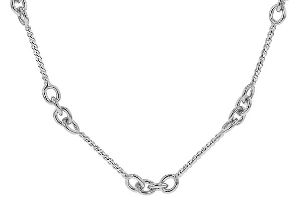 H310-87345: TWIST CHAIN (0.80MM, 14KT, 18IN, LOBSTER CLASP)