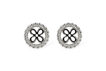 K224-49109: EARRING JACKETS .30 TW (FOR 1.50-2.00 CT TW STUDS)