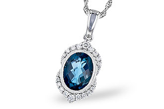 K309-99154: NECK 1.96 LONDON BLUE TOPAZ 2.10 TGW