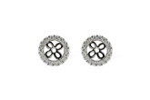 L224-49100: EARRING JACKETS .24 TW (FOR 0.75-1.00 CT TW STUDS)