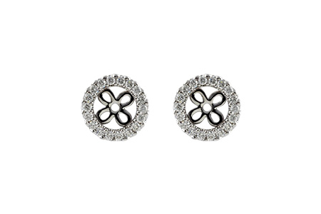 L224-49100: EARRING JACKETS .24 TW (FOR 0.75-1.00 CT TW STUDS)